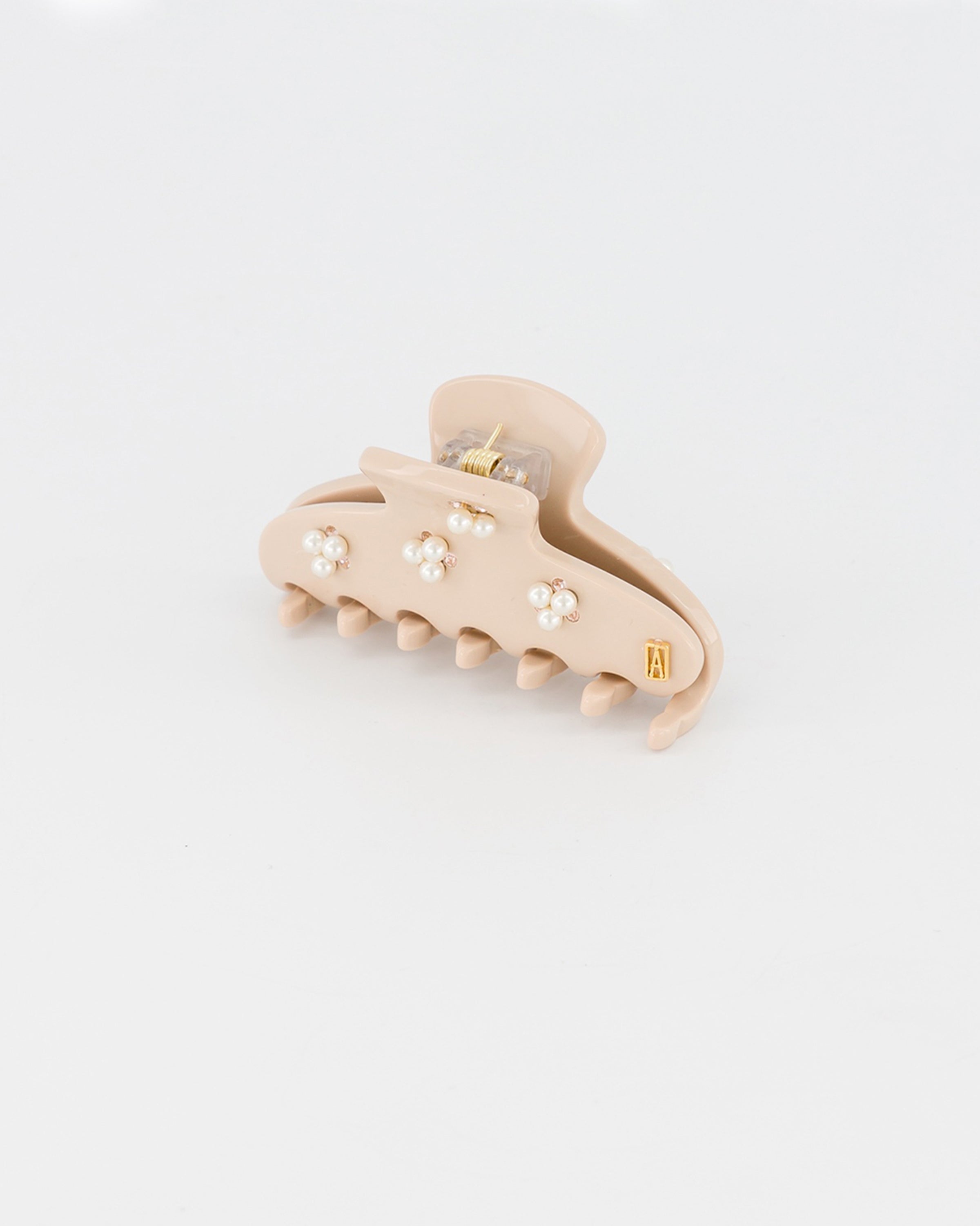 ALEXANDRE DE PARIS Swarovski Pearls and Crystals Acetate Hair Clip