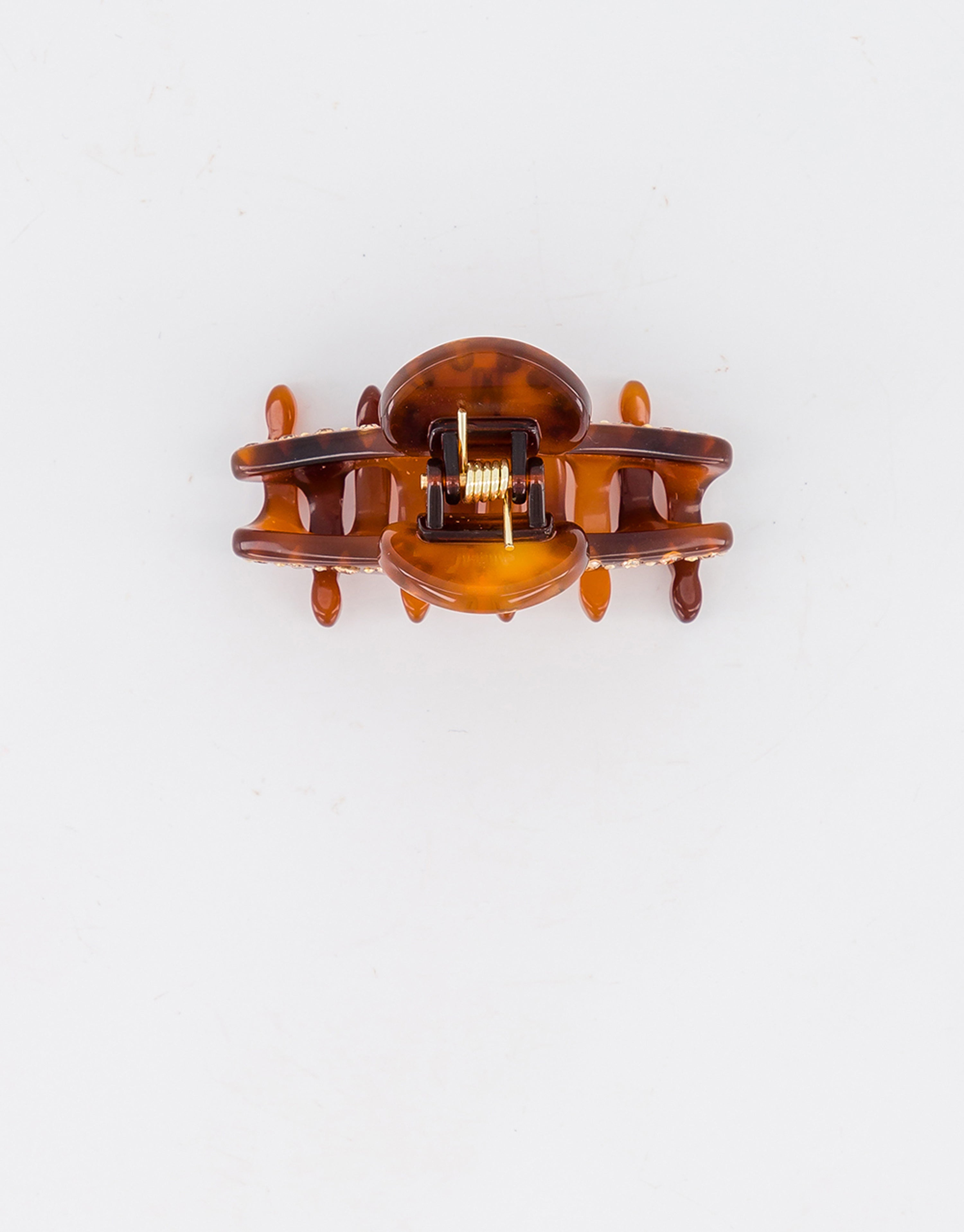 ALEXANDRE DE PARIS Raspail Acetate Strass Small Hair Claw Clip