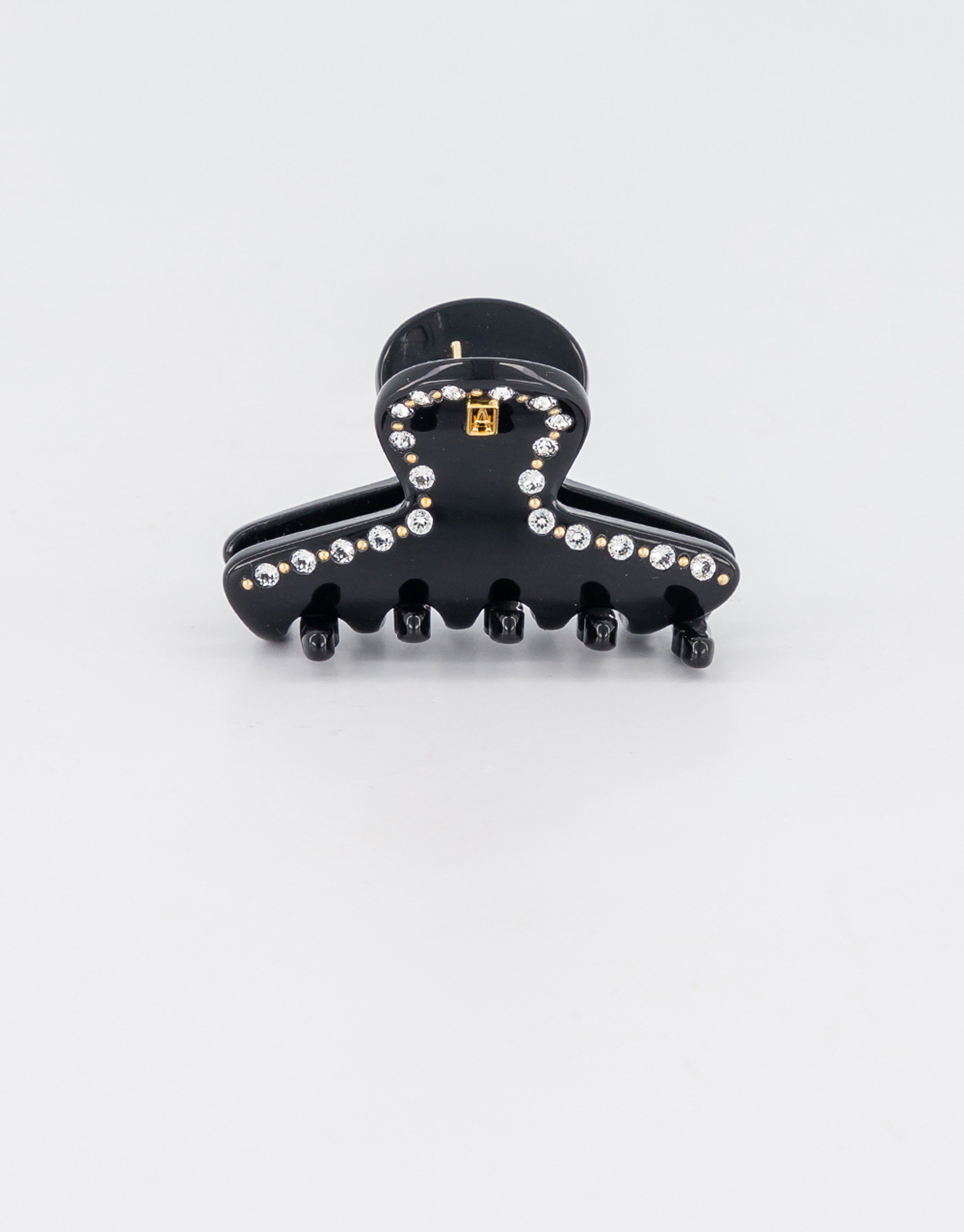 ALEXANDRE DE PARIS Raspail Acetate Strass Small Hair Claw Clip