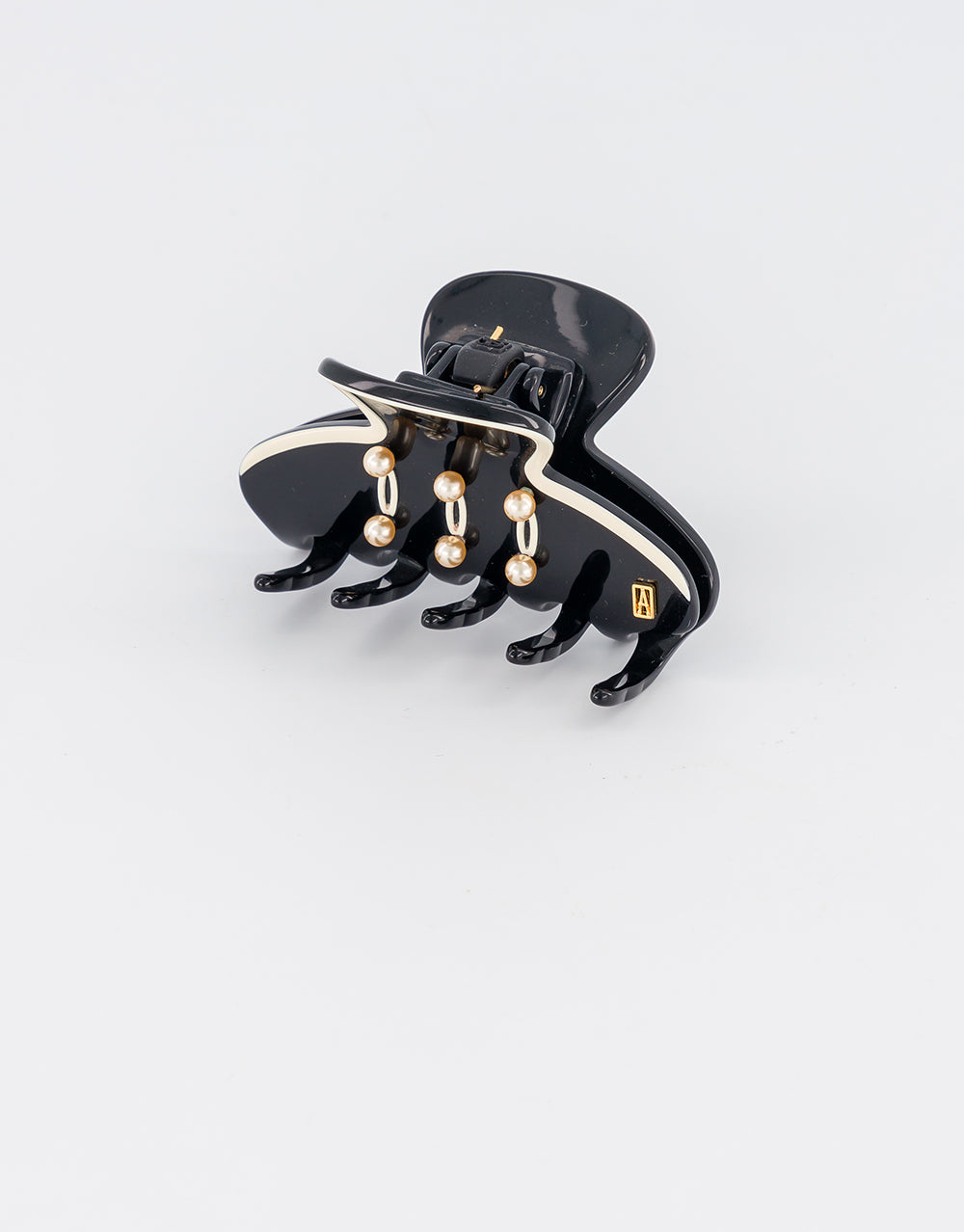 ALEXANDRE DE PARIS Acetate Pearl Clip