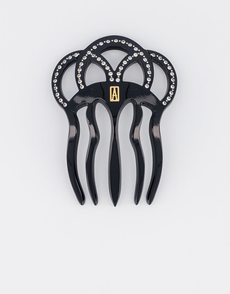 ALEXANDRE DE PARIS Extase Acetate and Crystals Hair Fork