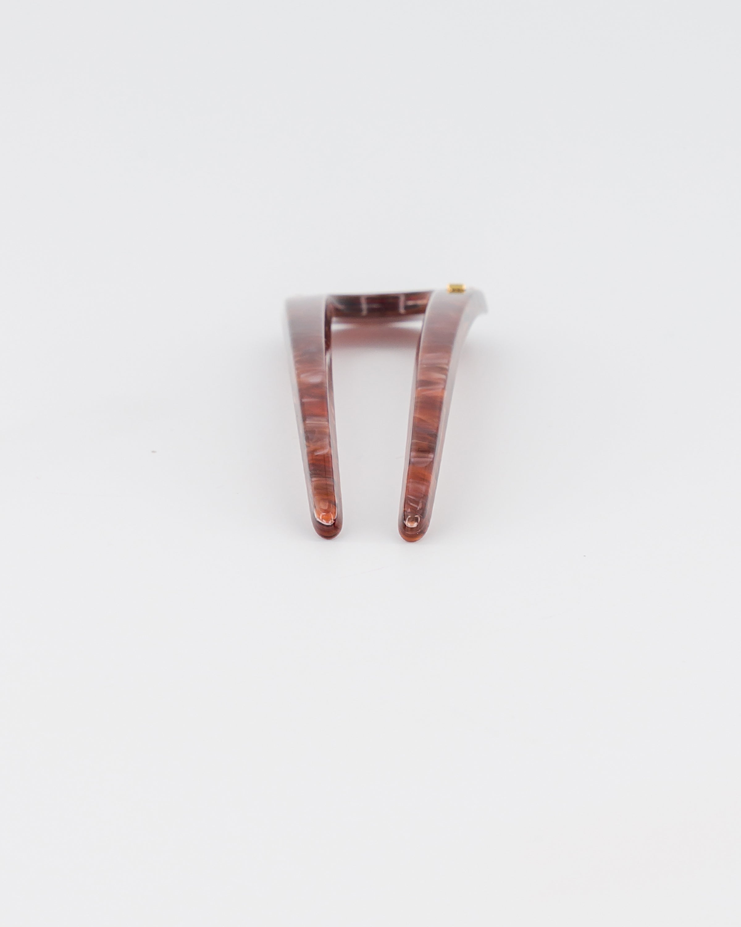 ALEXANDRE DE PARIS Jaspee Acetate and Strass Hair Pin