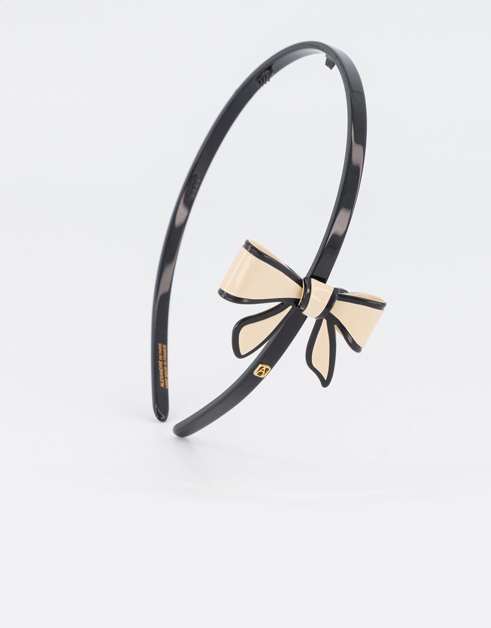 ALEXANDRE DE PARIS Tenderly bow acetate headband