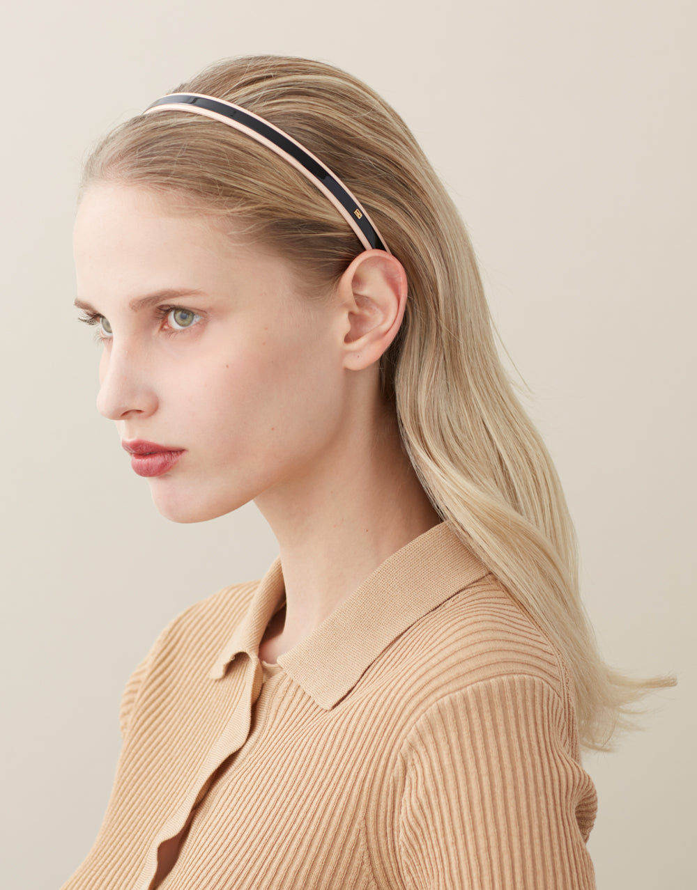 ALEXANDRE DE PARIS Louvre Thin Acetate Headband