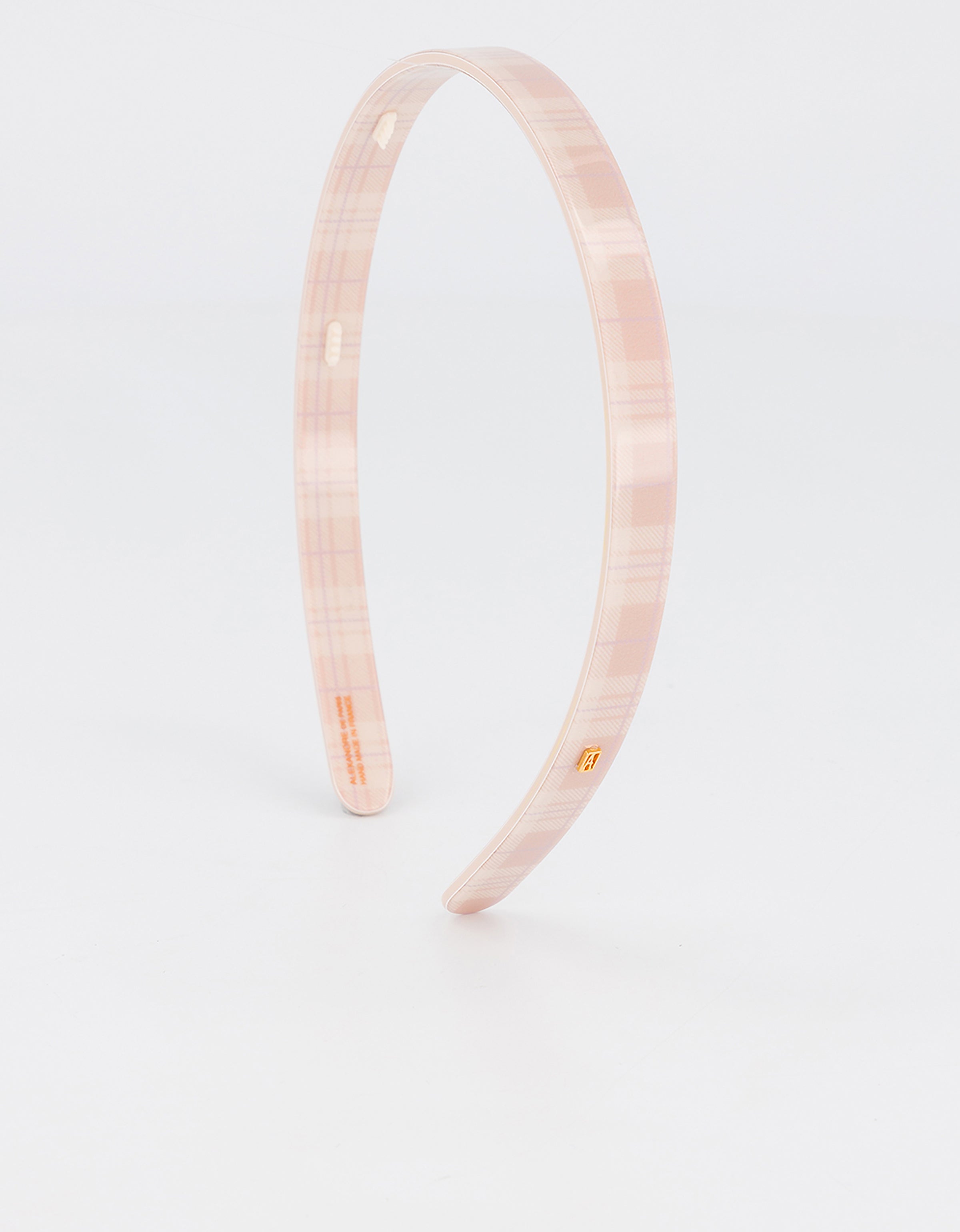 ALEXANDRE DE PARIS Plaid Acetate Headband