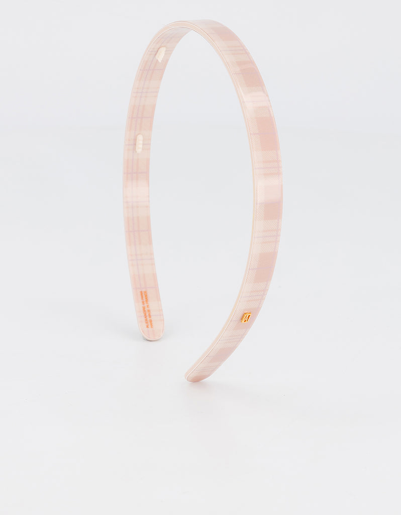 ALEXANDRE DE PARIS Plaid Acetate Headband