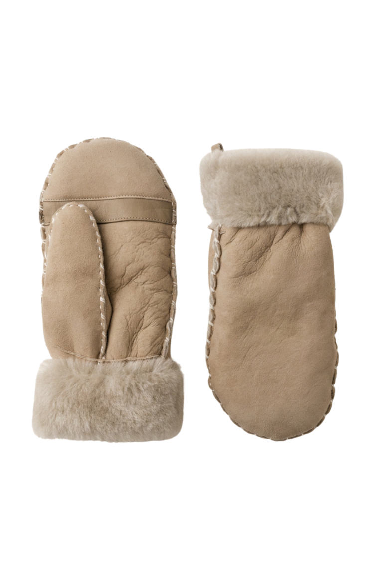 AGNELLE Alix Shearling Mitten
