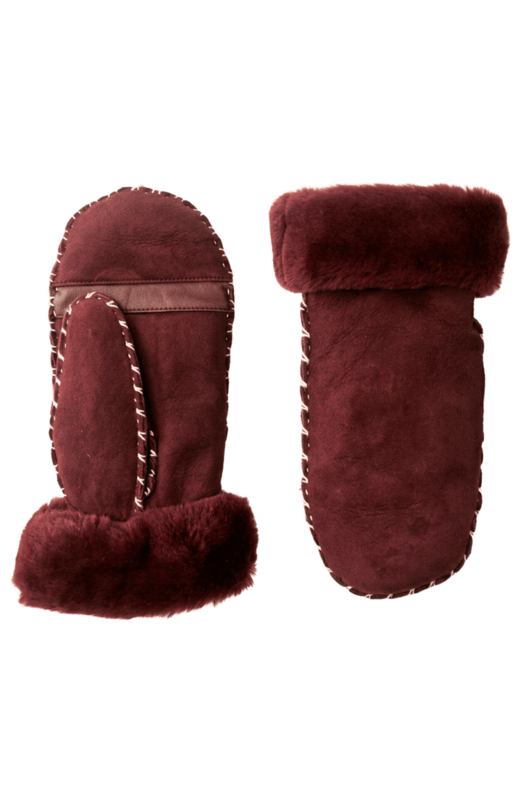 AGNELLE Alix Shearling Mitten