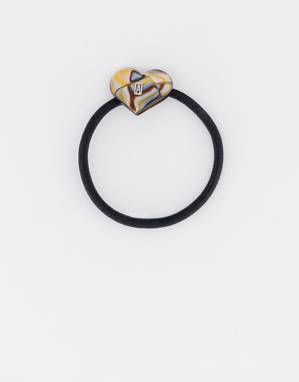 ALEXANDRE DE PARIS Pantin Heart Acetate Hair Tie