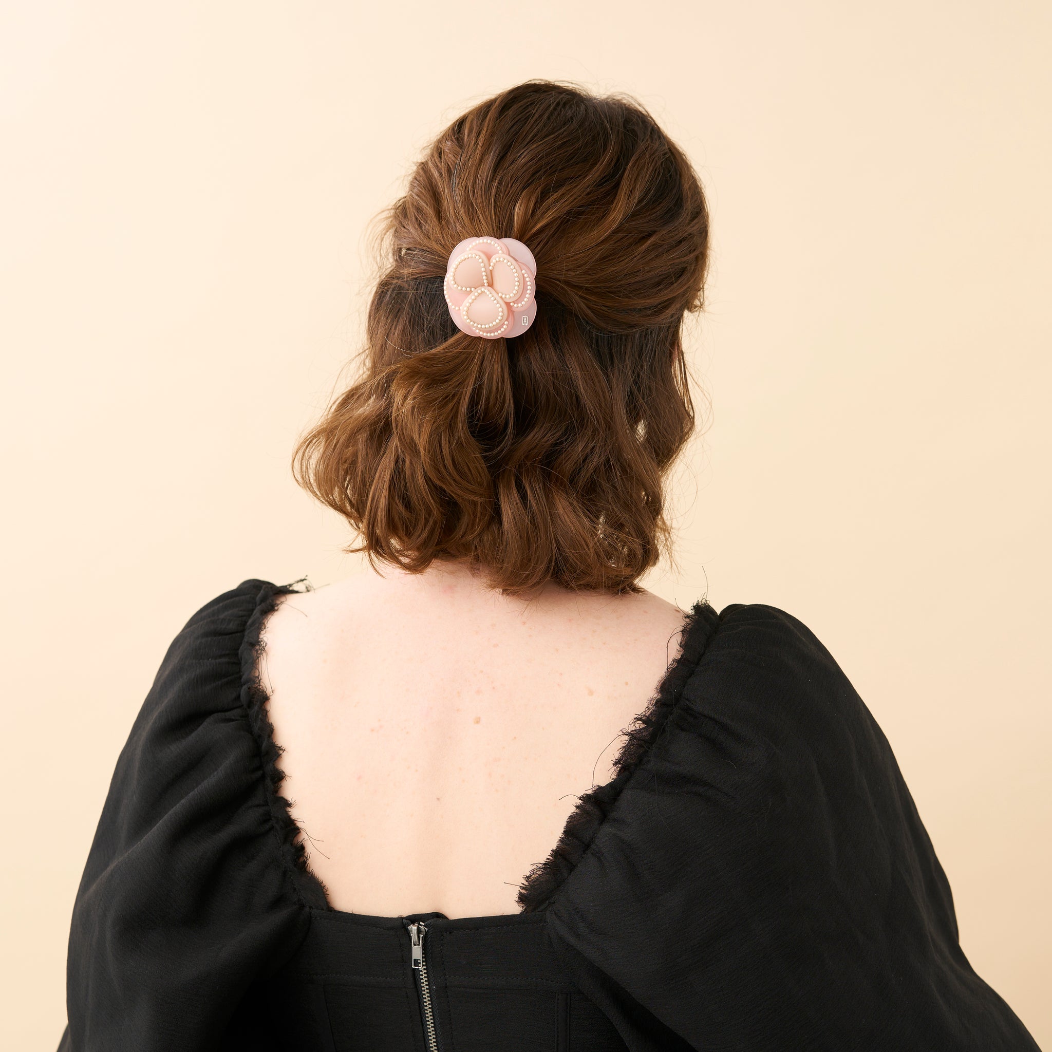 Camelia Acetate Hair Tie