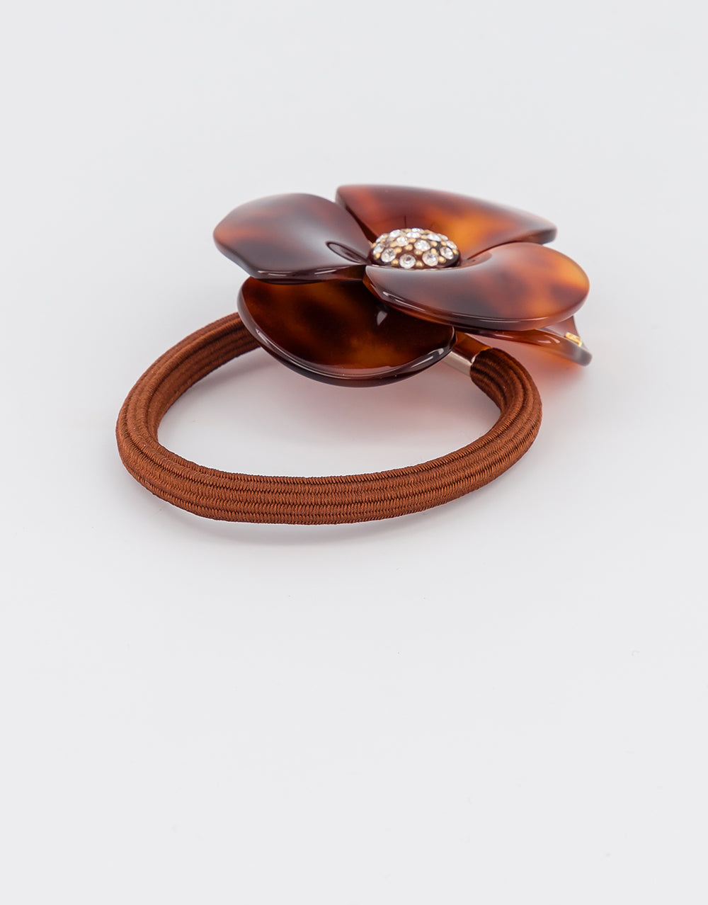 ALEXANDRE DE PARIS Camelia Acetate Hair Tie
