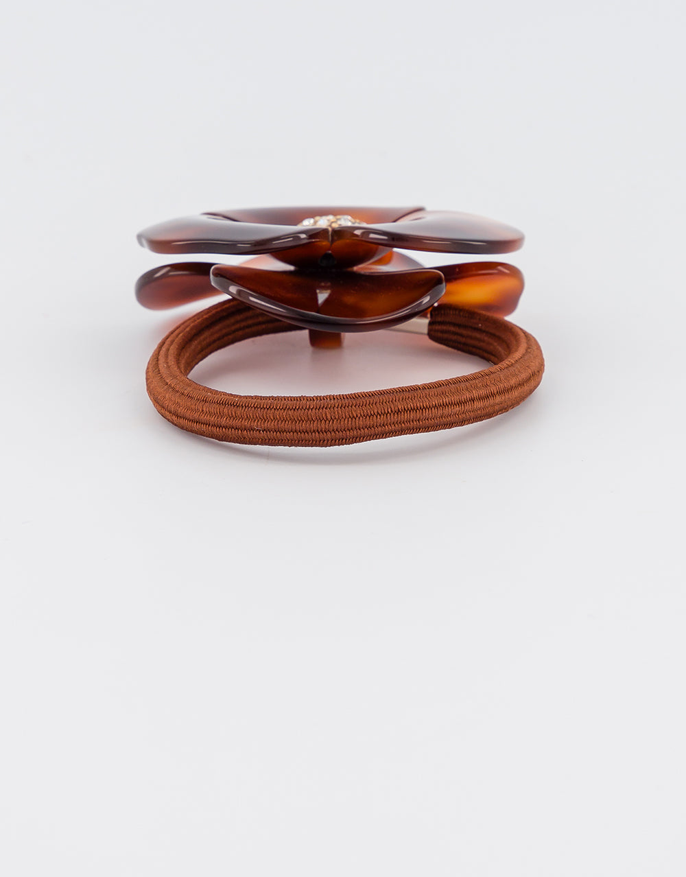 ALEXANDRE DE PARIS Camelia Acetate Hair Tie