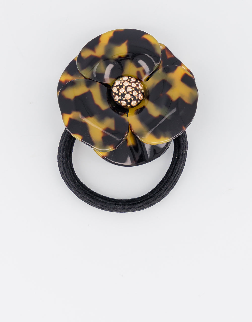 ALEXANDRE DE PARIS Camelia Acetate Hair Tie