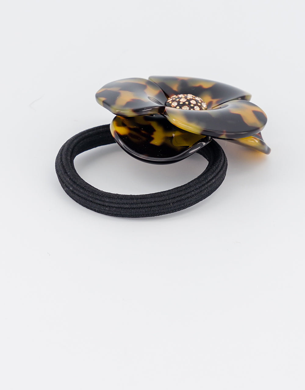 ALEXANDRE DE PARIS Camelia Acetate Hair Tie