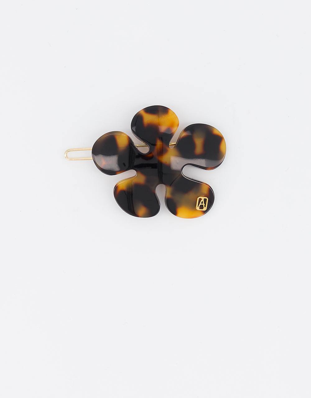 ALEXANDRE DE PARIS Classic Flower Acetate Side Barrette
