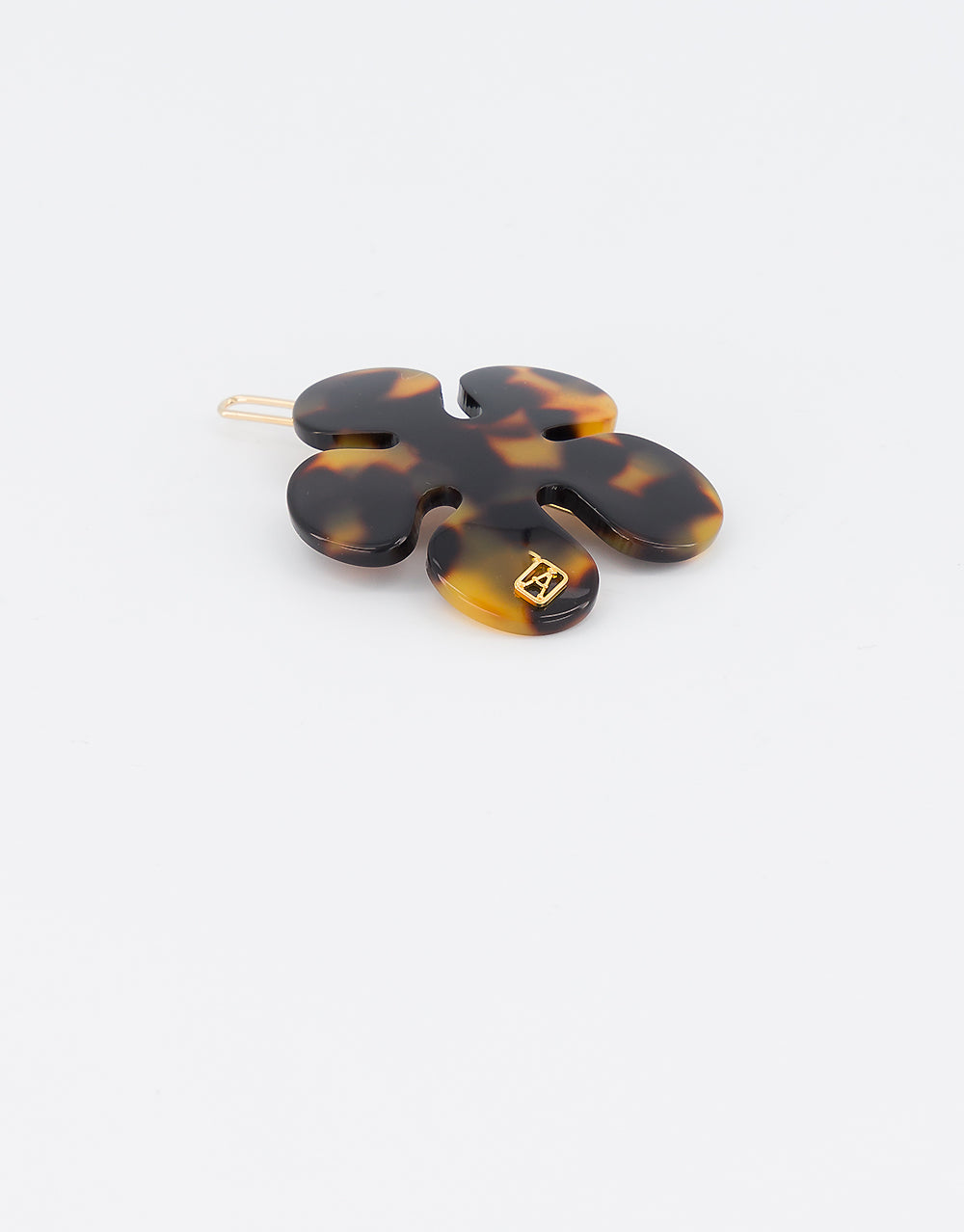 ALEXANDRE DE PARIS Classic Flower Acetate Side Barrette