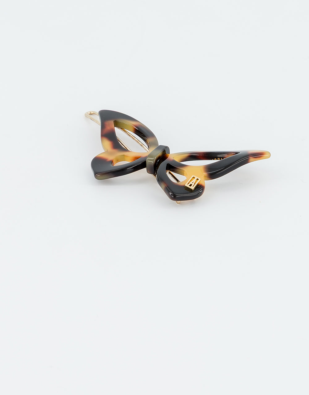 ALEXANDRE DE PARIS Lilas Butterfly Acetate Side Barrette