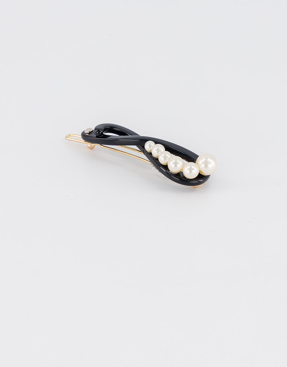 ALEXANDRE DE PARIS Pearl side hair barrette