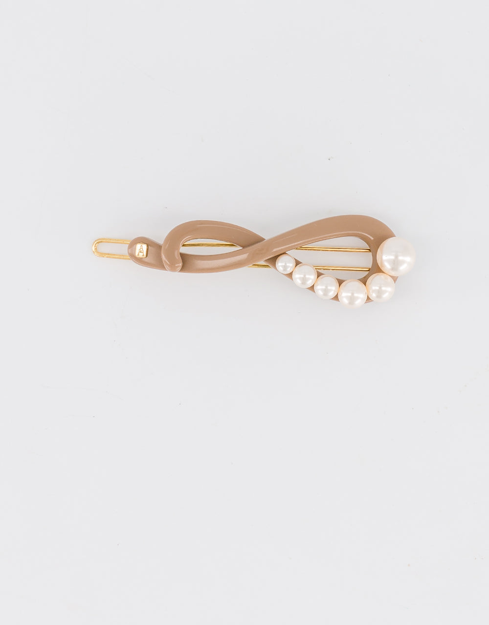 ALEXANDRE DE PARIS Pearl side hair barrette