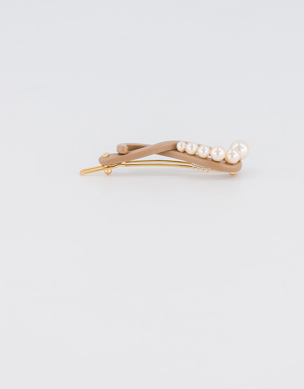ALEXANDRE DE PARIS Pearl side hair barrette