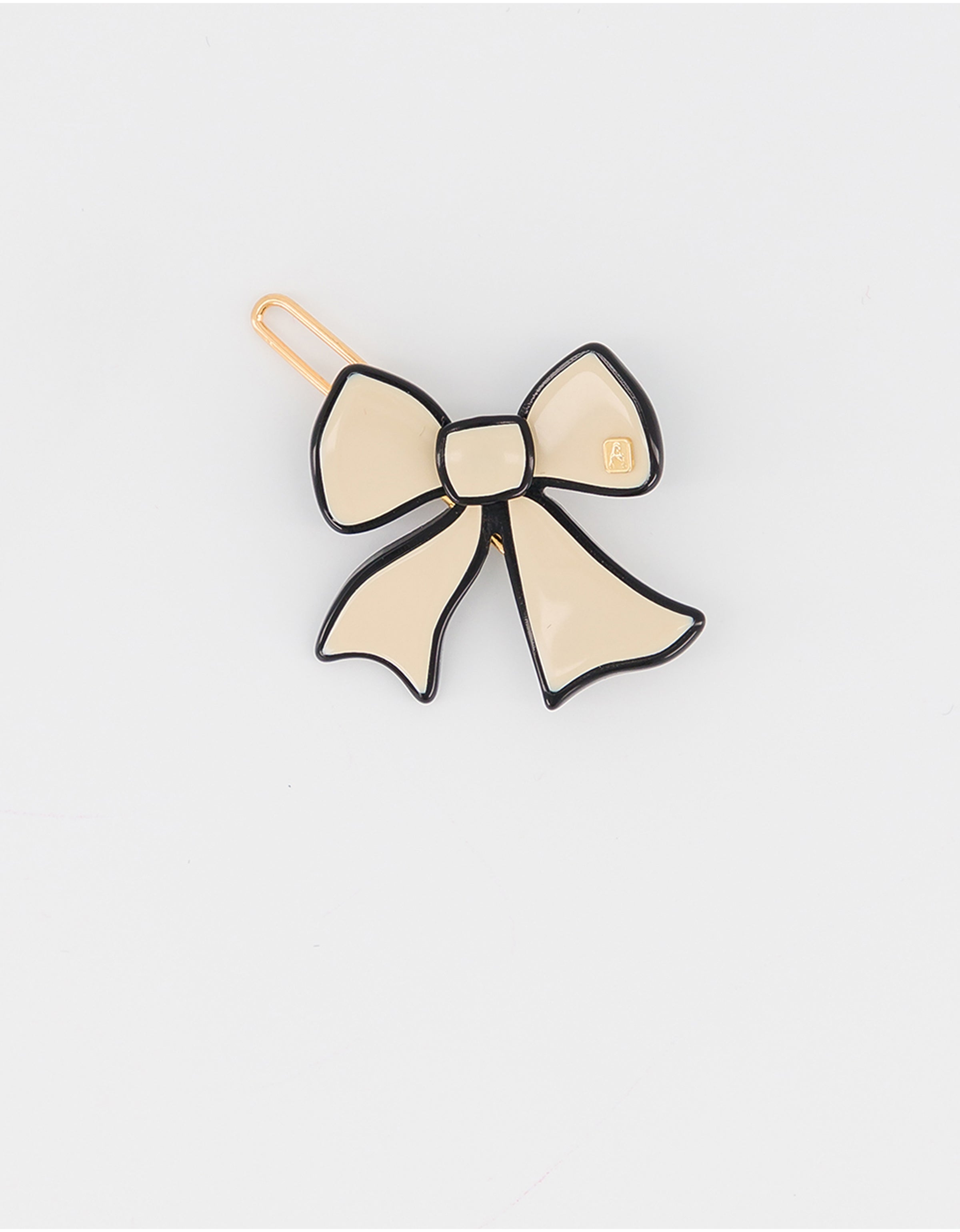 ALEXANDRE DE PARIS Richelieu Bow Acetate Side Barrette