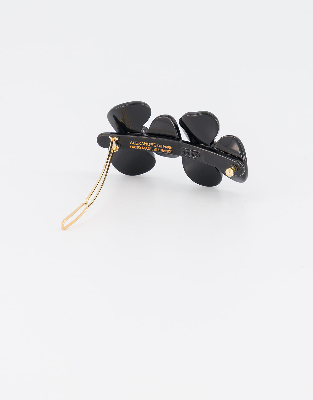 ALEXANDRE DE PARIS Camelia acetate side barette