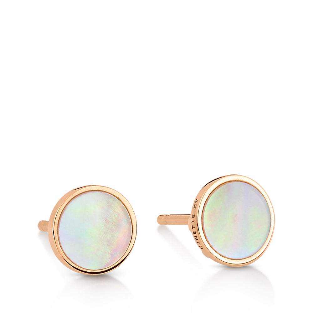GINETTE NY Ever pink mop disc studs