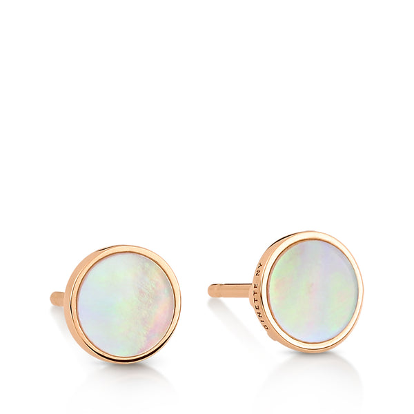 GINETTE NY Ever pink mop disc studs