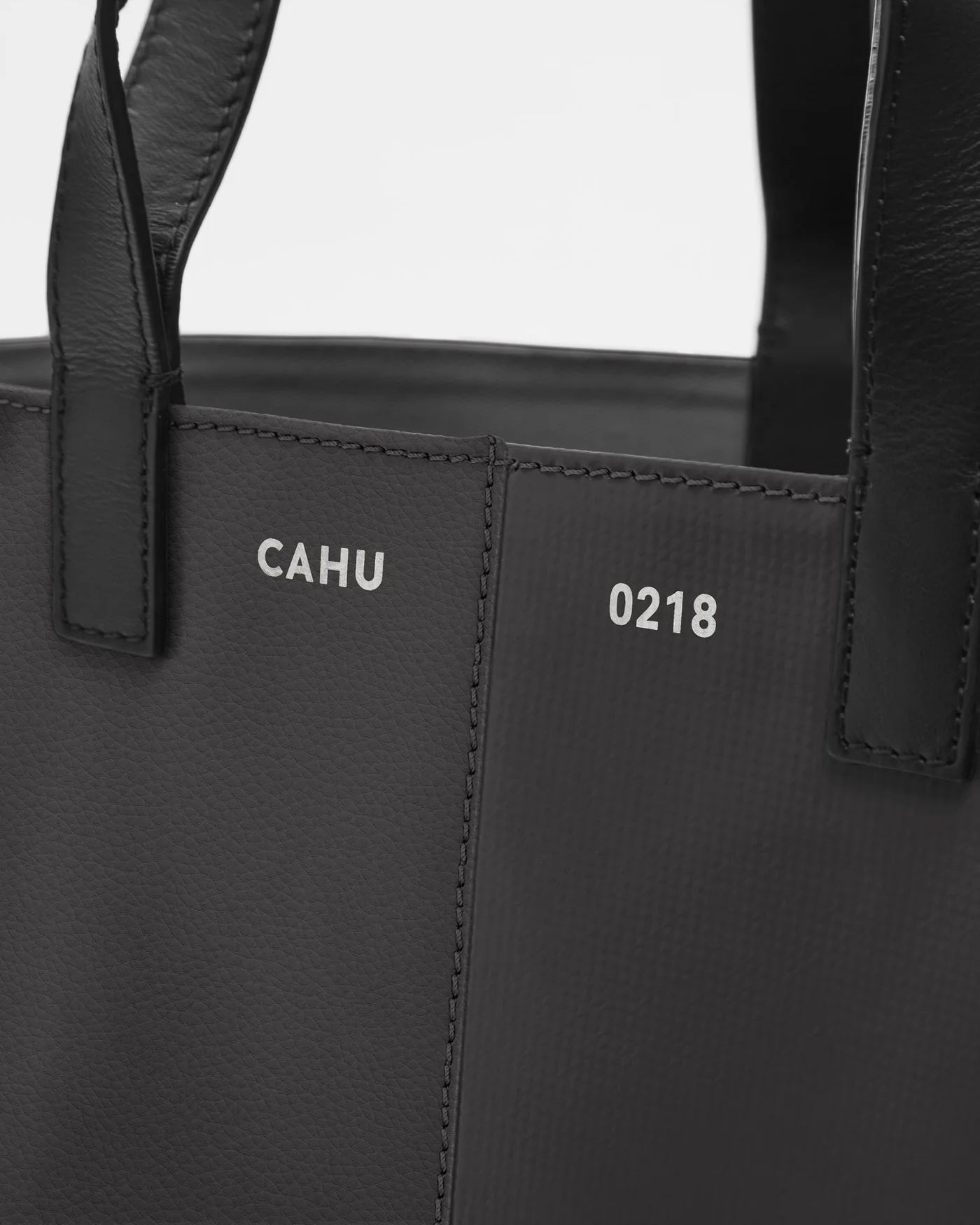 Cahu-Paris Pratique Bimatiere Leather Tote Bag Medium