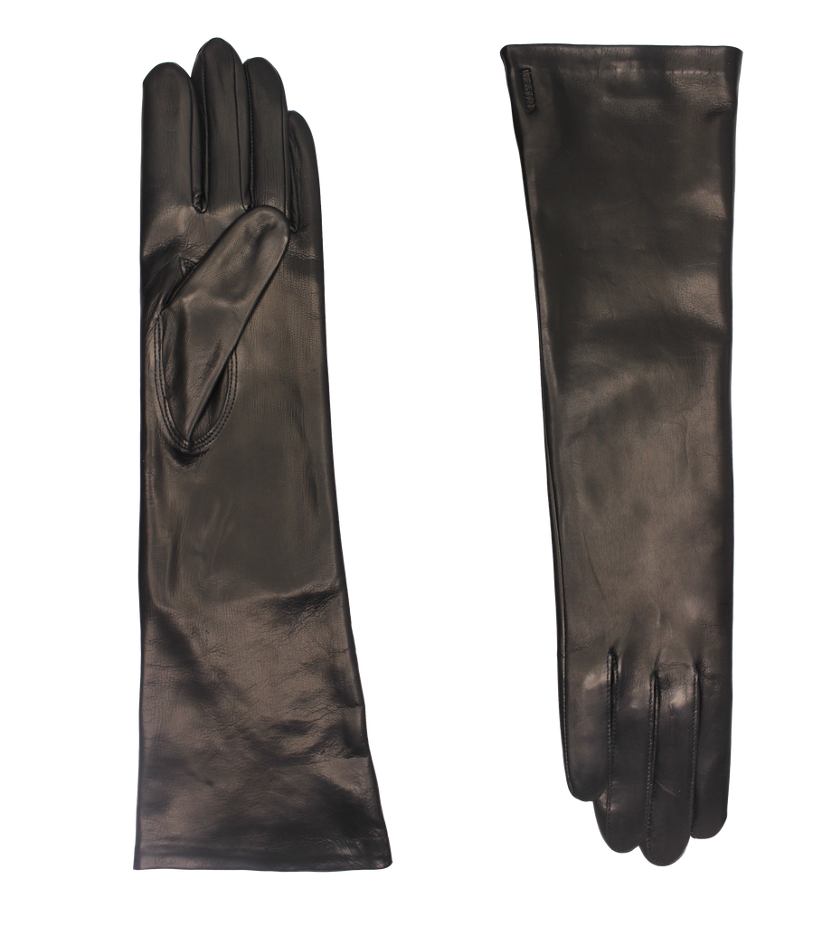 AGNELLE Christina Lambskin Glove Lined in Cashmere