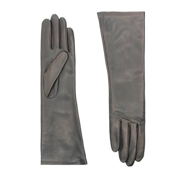 AGNELLE Celia Mid-length Lambskin Glove with a Silk Lining