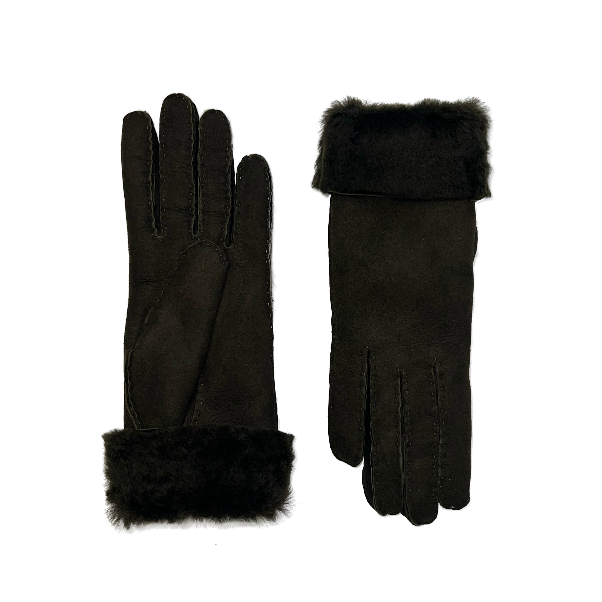 AGNELLE Denise Shearling Gloves