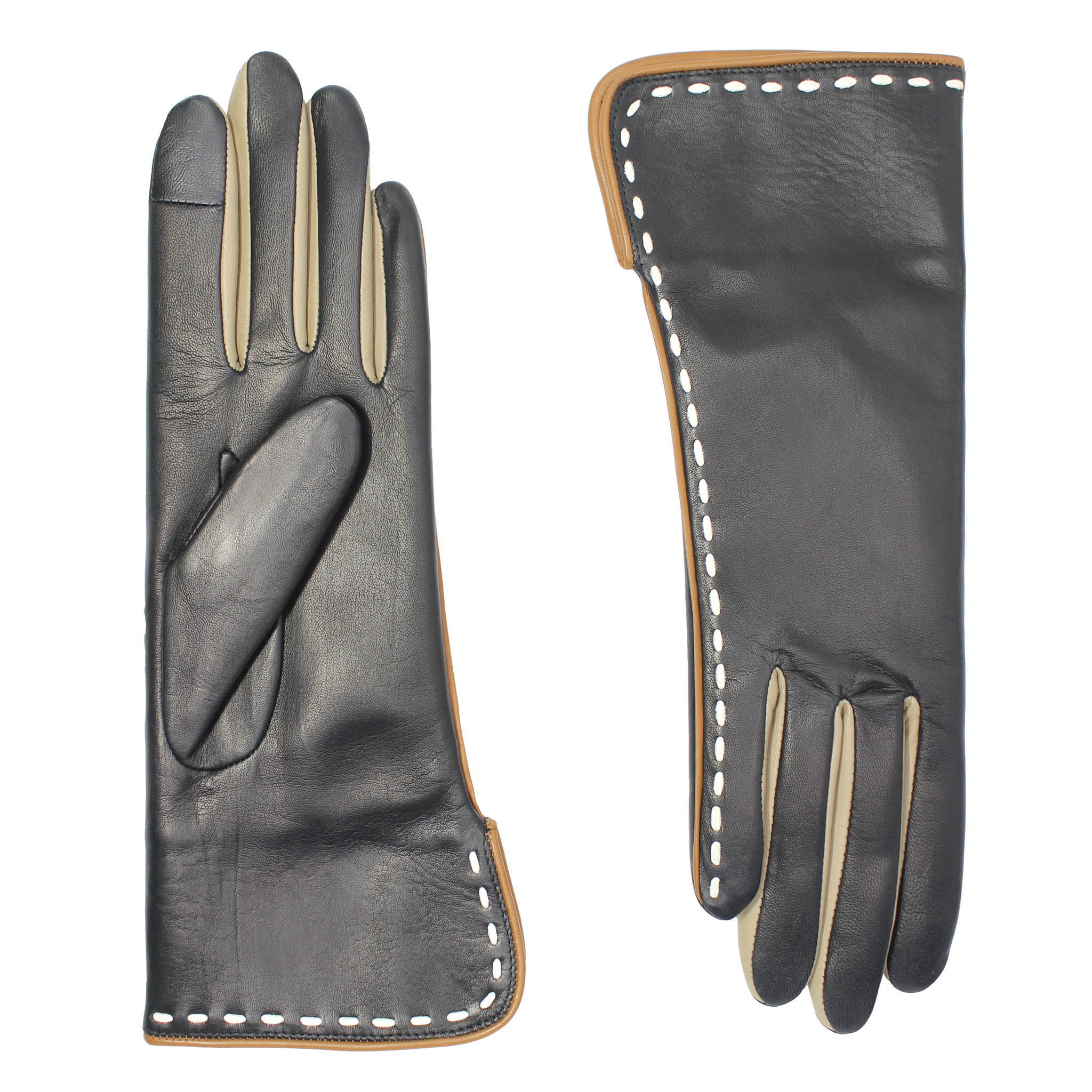 AGNELLE Diane leather gloves