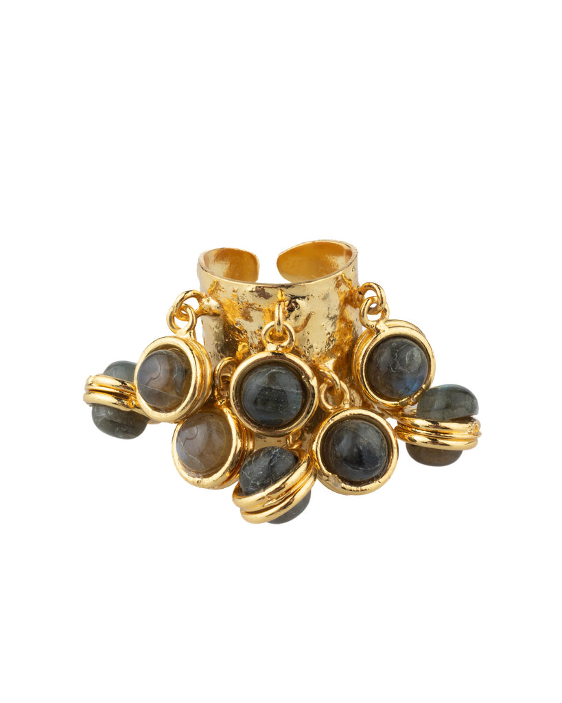 SYLVIA TOLEDANO Candies Ring with Labradorite