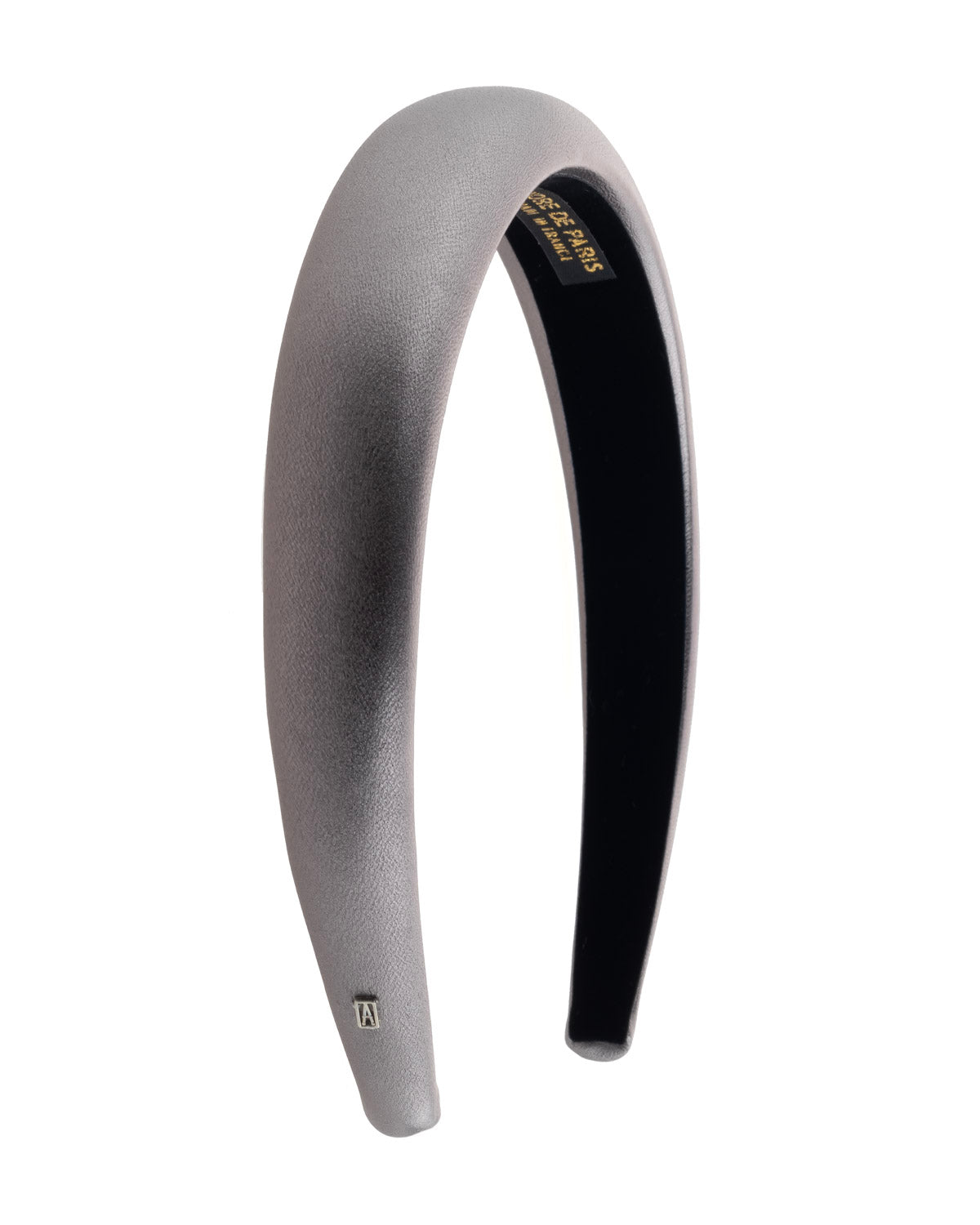 ALEXANDRE DE PARIS Metallic Leather Headband