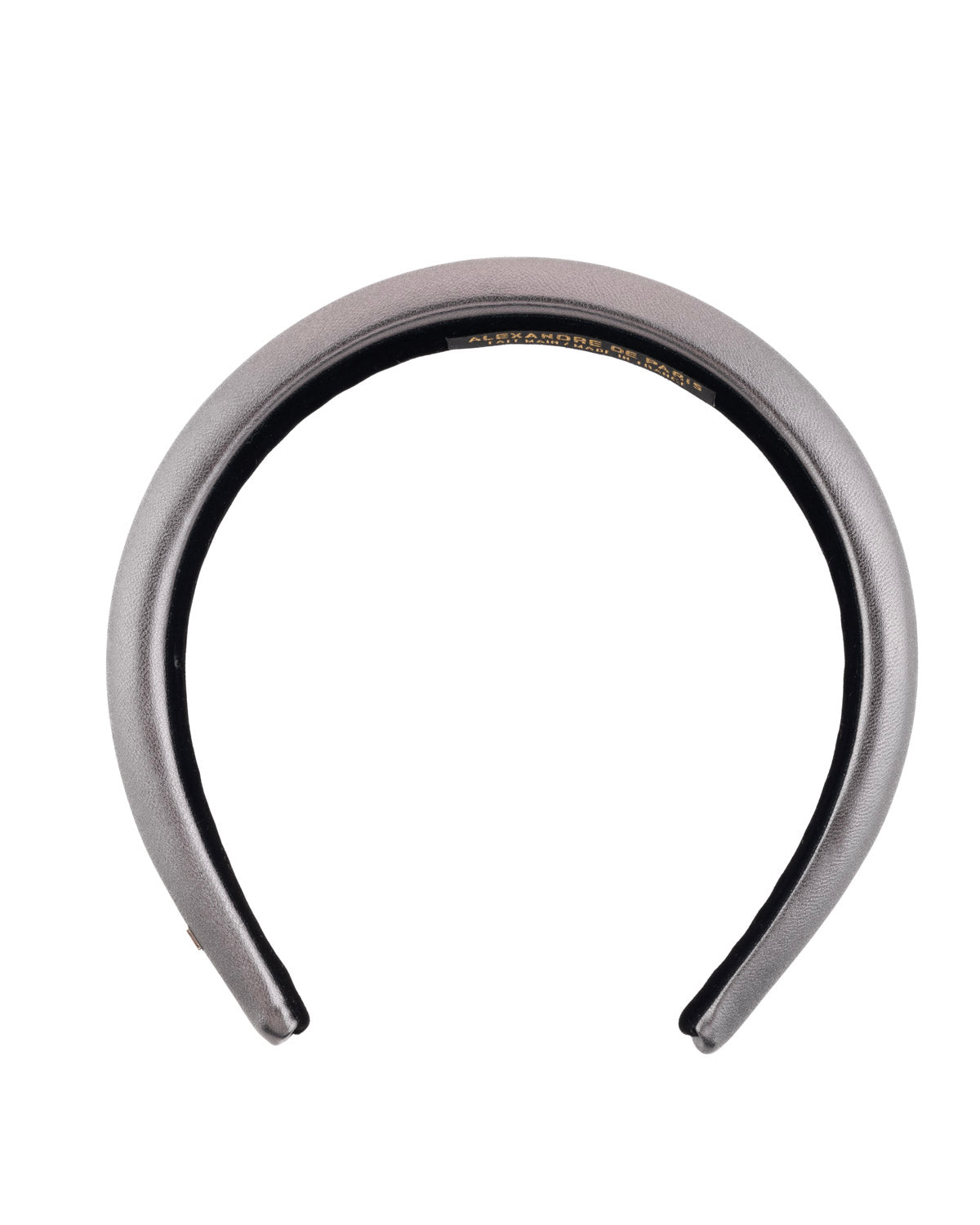 ALEXANDRE DE PARIS Metallic Leather Headband