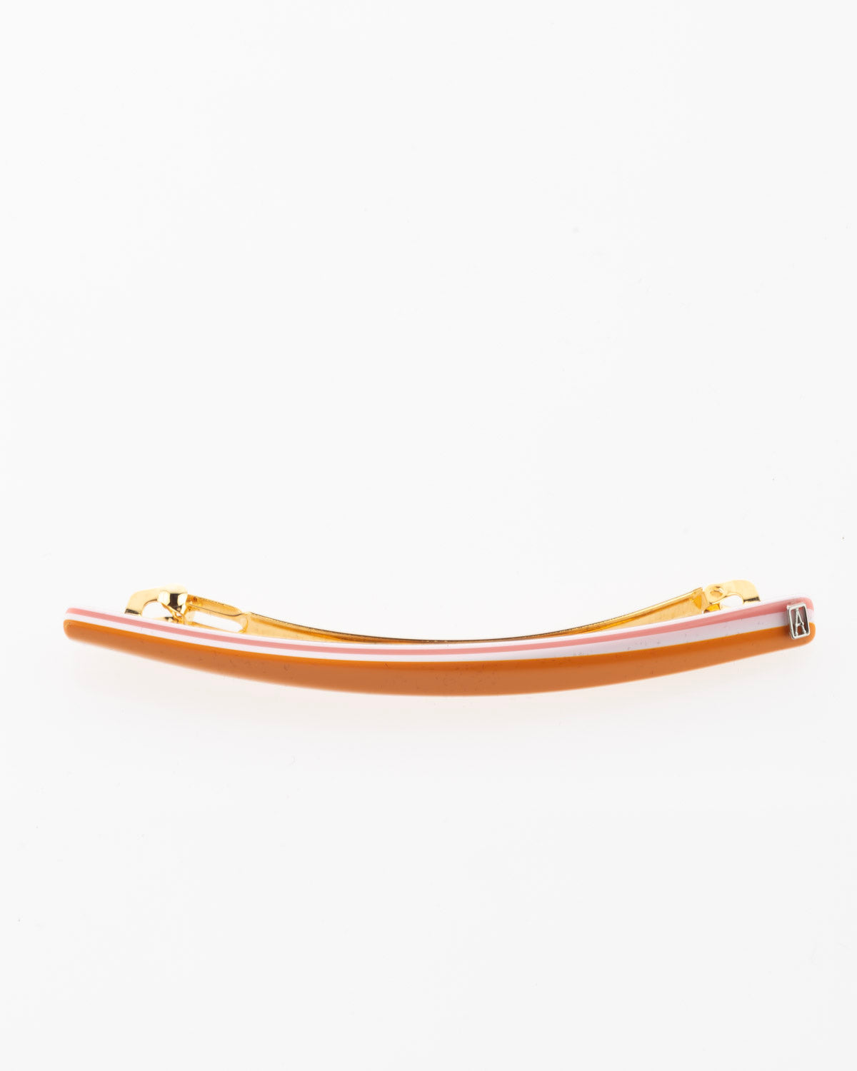 ALEXANDRE DE PARIS Thin Stripes Acetate Barrette