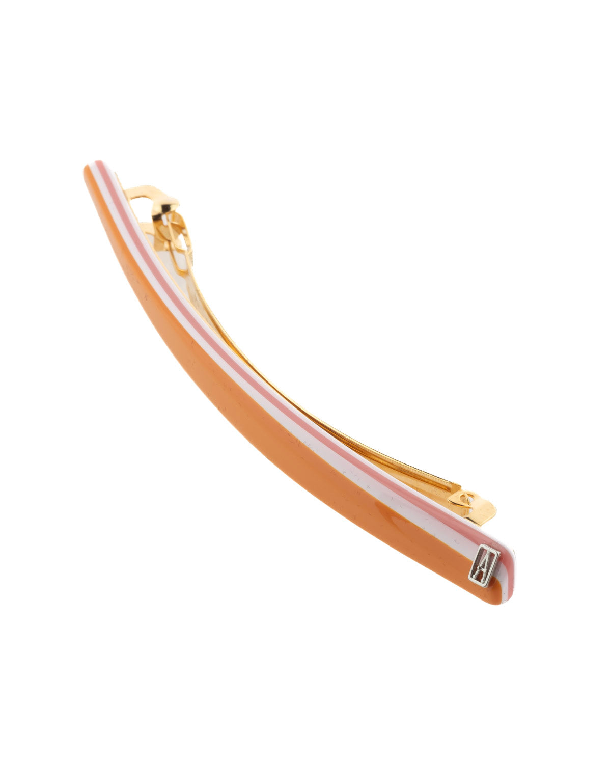 ALEXANDRE DE PARIS Thin Stripes Acetate Barrette