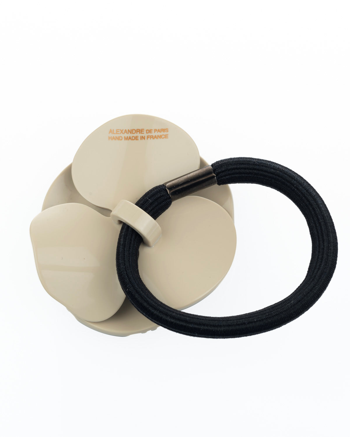 ALEXANDRE DE PARIS Camelia Palm Acetate Hair Tie