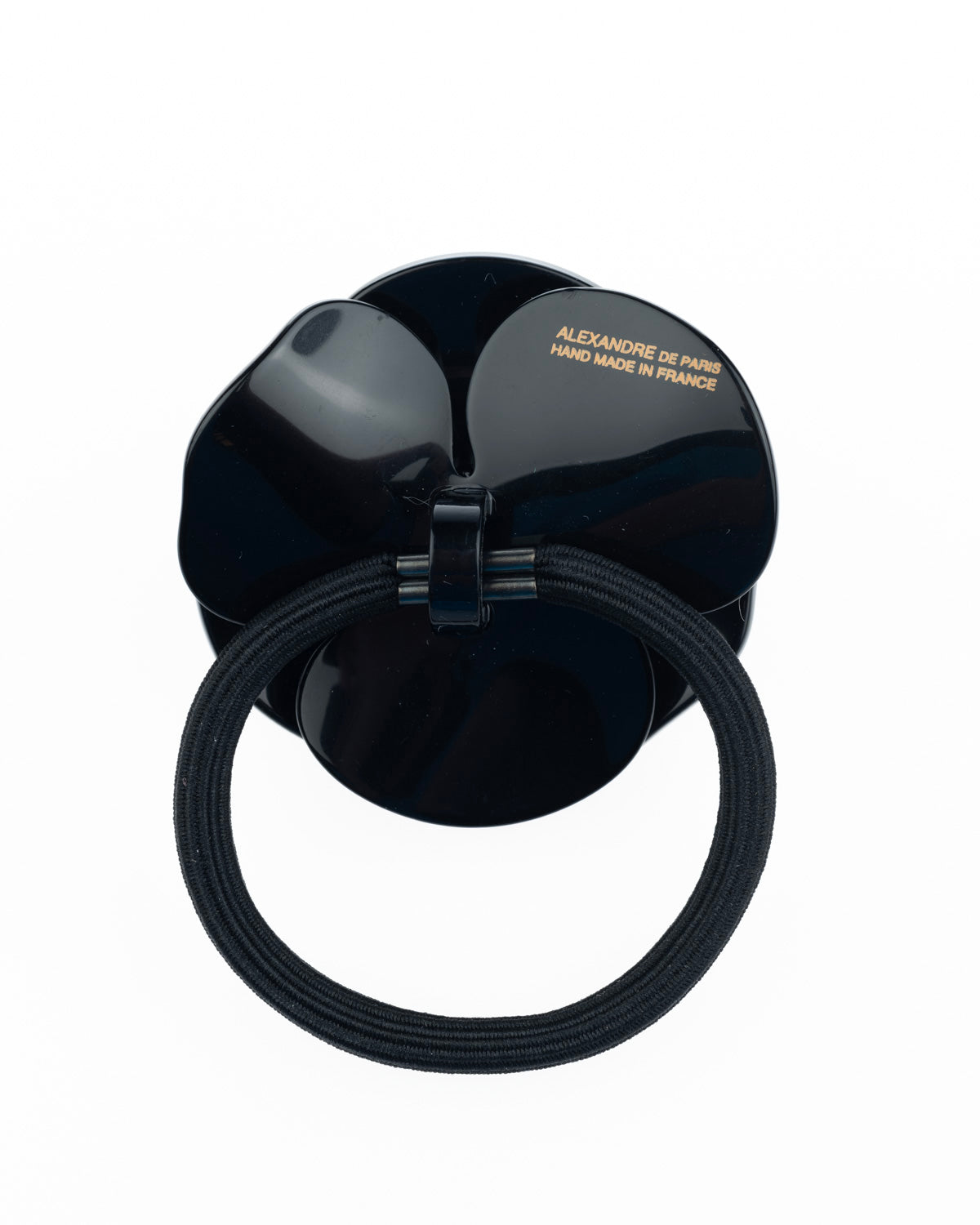 ALEXANDRE DE PARIS Camelia Mythic Acetate and Pearl Hair Tie