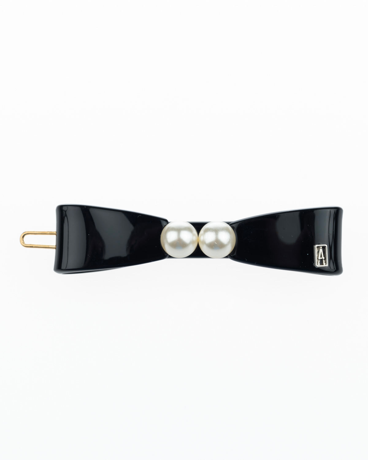ALEXANDRE DE PARIS Champs Elysees Acetate and Pearl Side Barrette