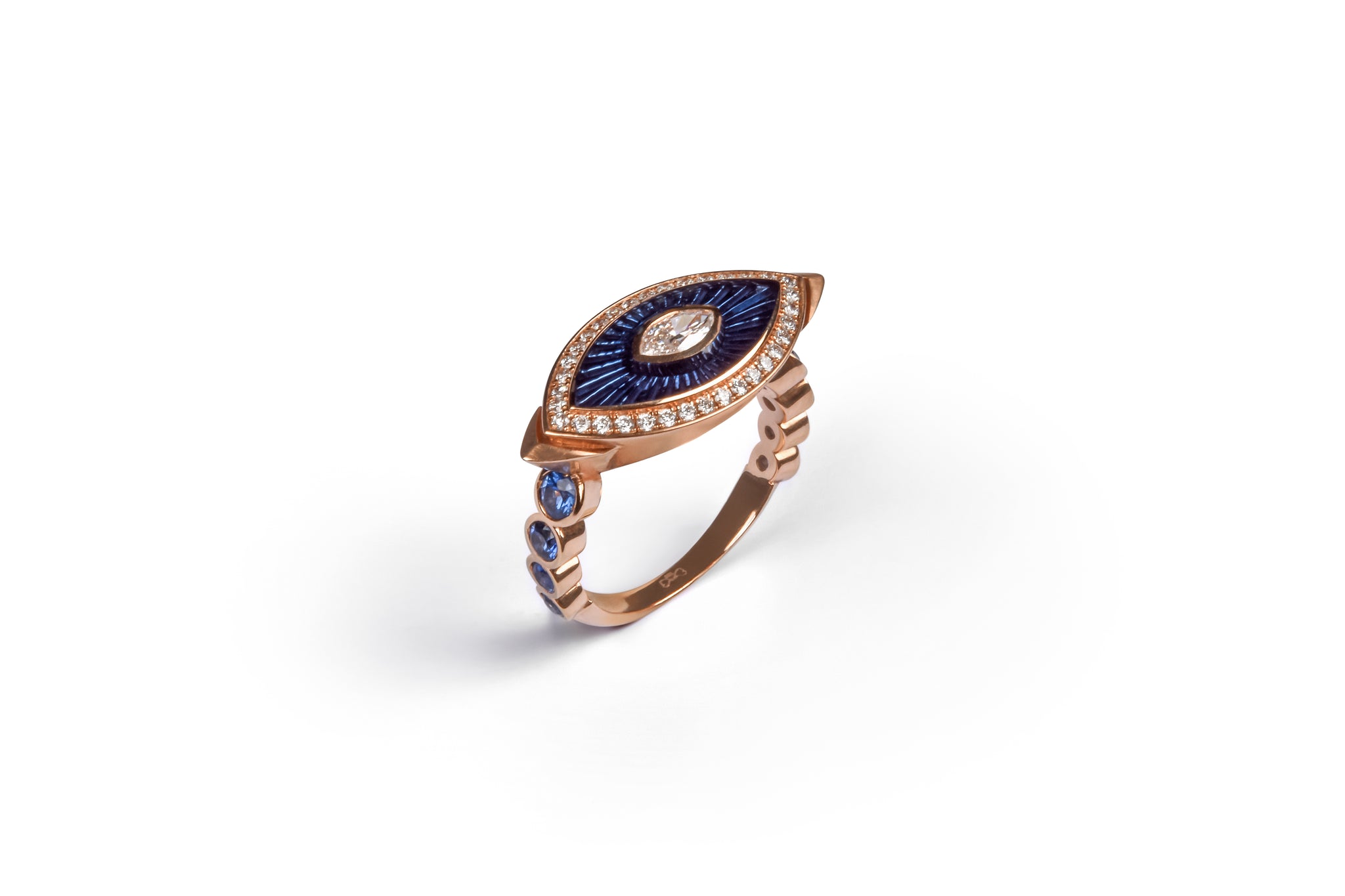 NAYLA ARIDA Abondance evil eye ring