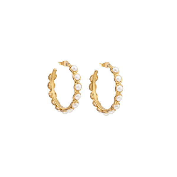 SYLVIA TOLEDANO Candies hoop earrings