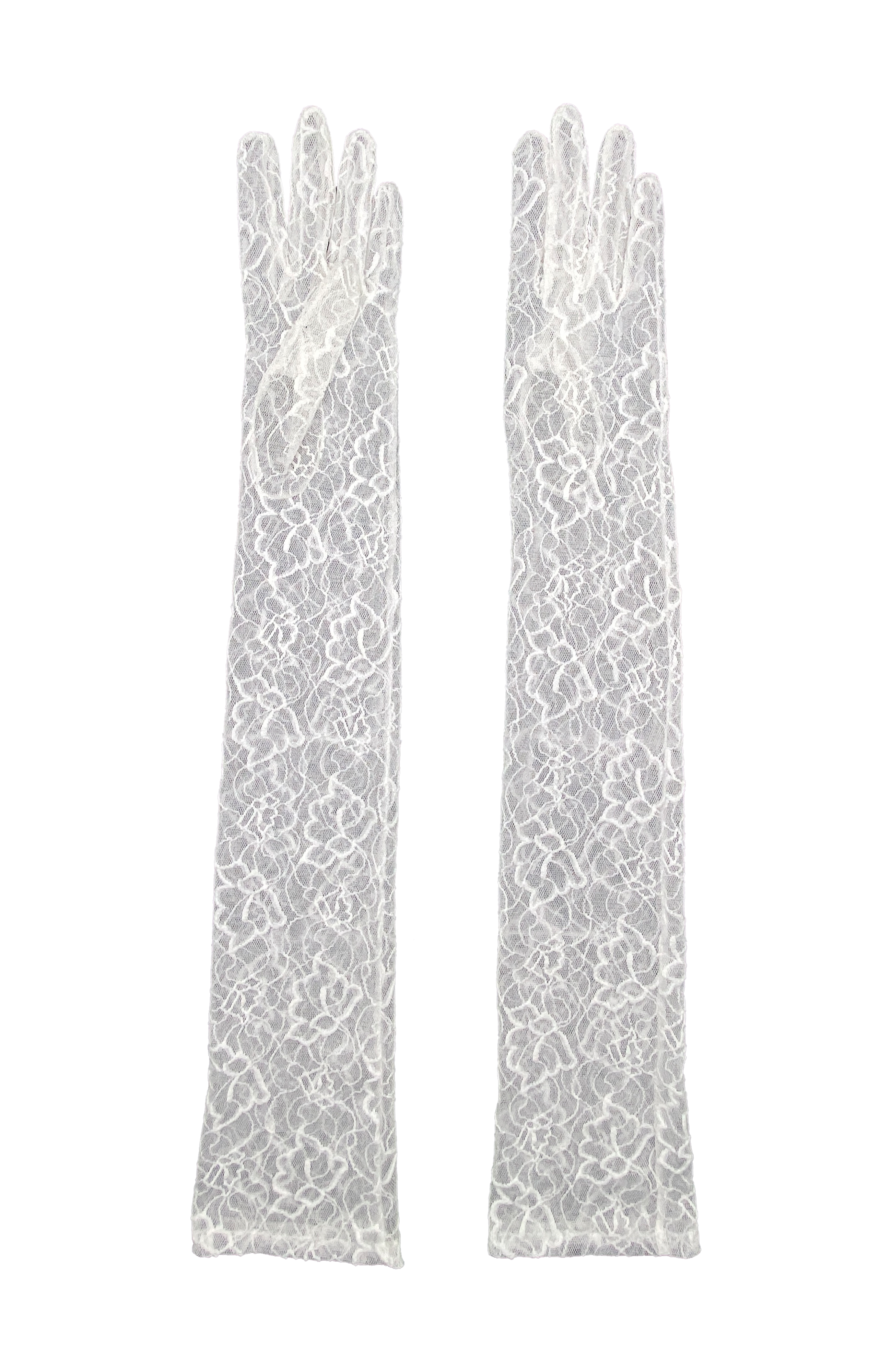 AGNELLE Long lace gloves
