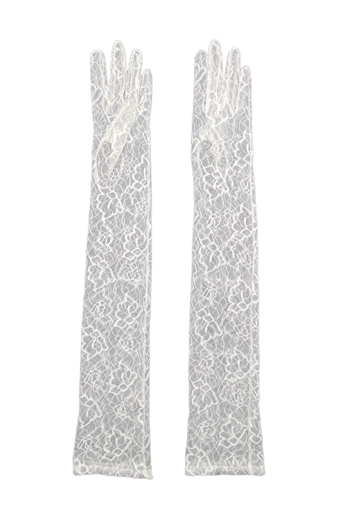 AGNELLE アニュル　グローブ　手袋 AGNELLE Long lace gloves