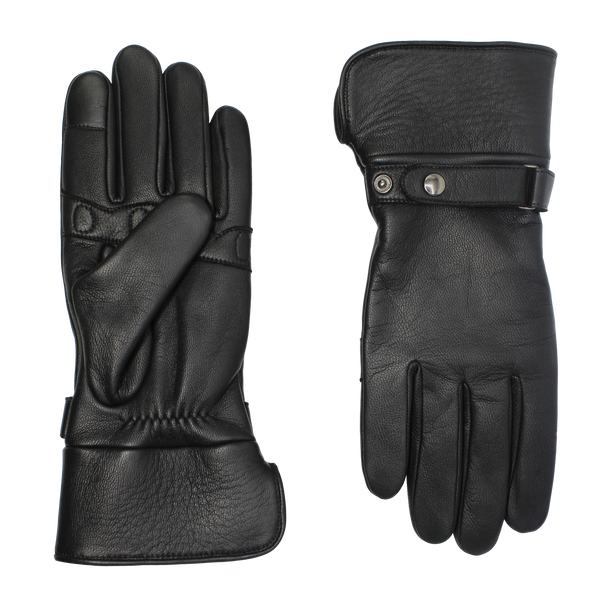AGNELLE Hooper Alpaca Lined Goat Leather Men Gloves