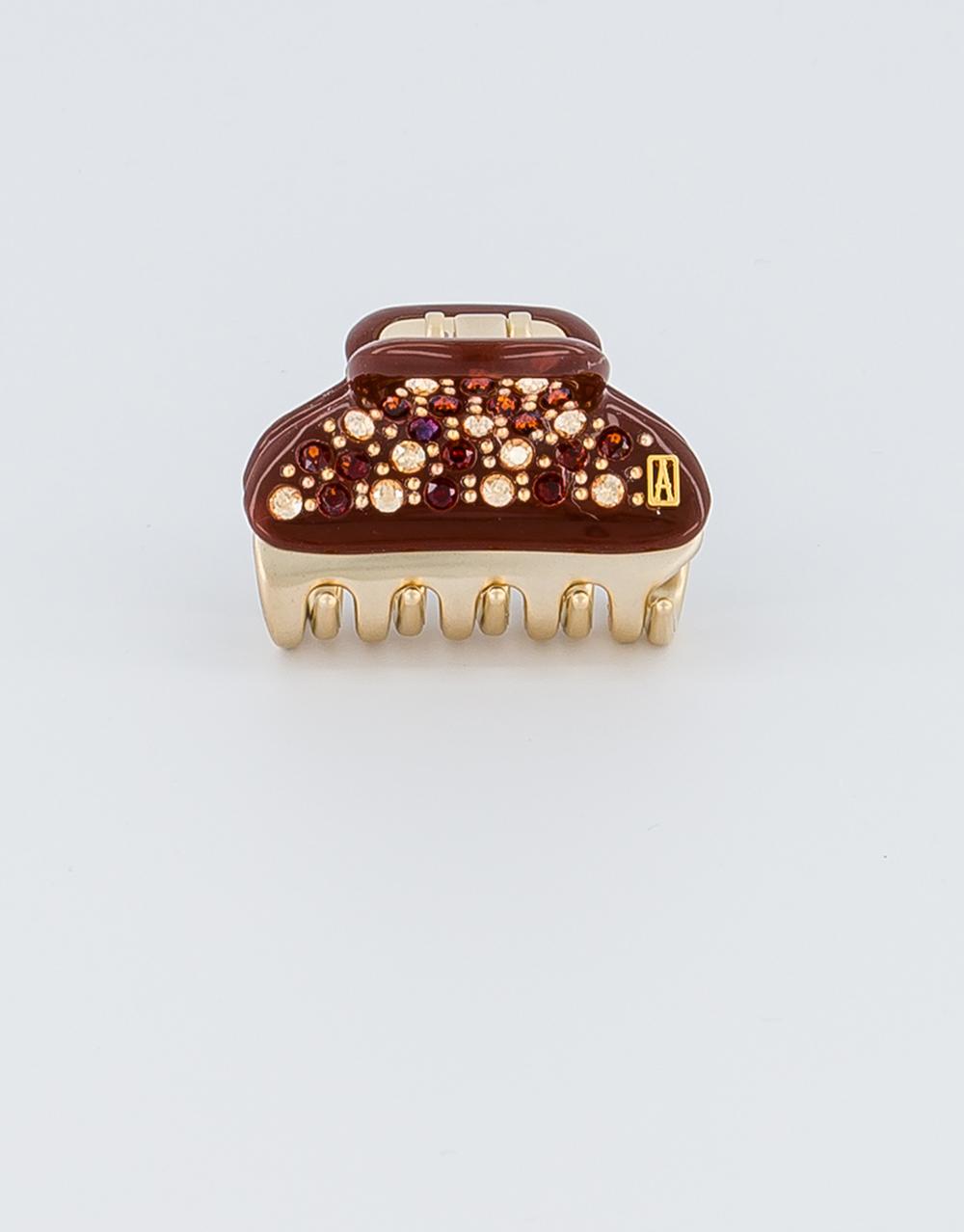 ALEXANDRE DE PARIS Vendome Small Crystal Hair Claw Clip