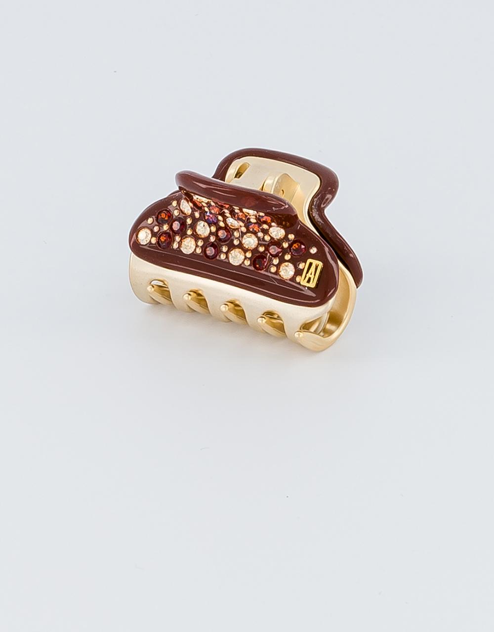 ALEXANDRE DE PARIS Vendome Small Crystal Hair Claw Clip