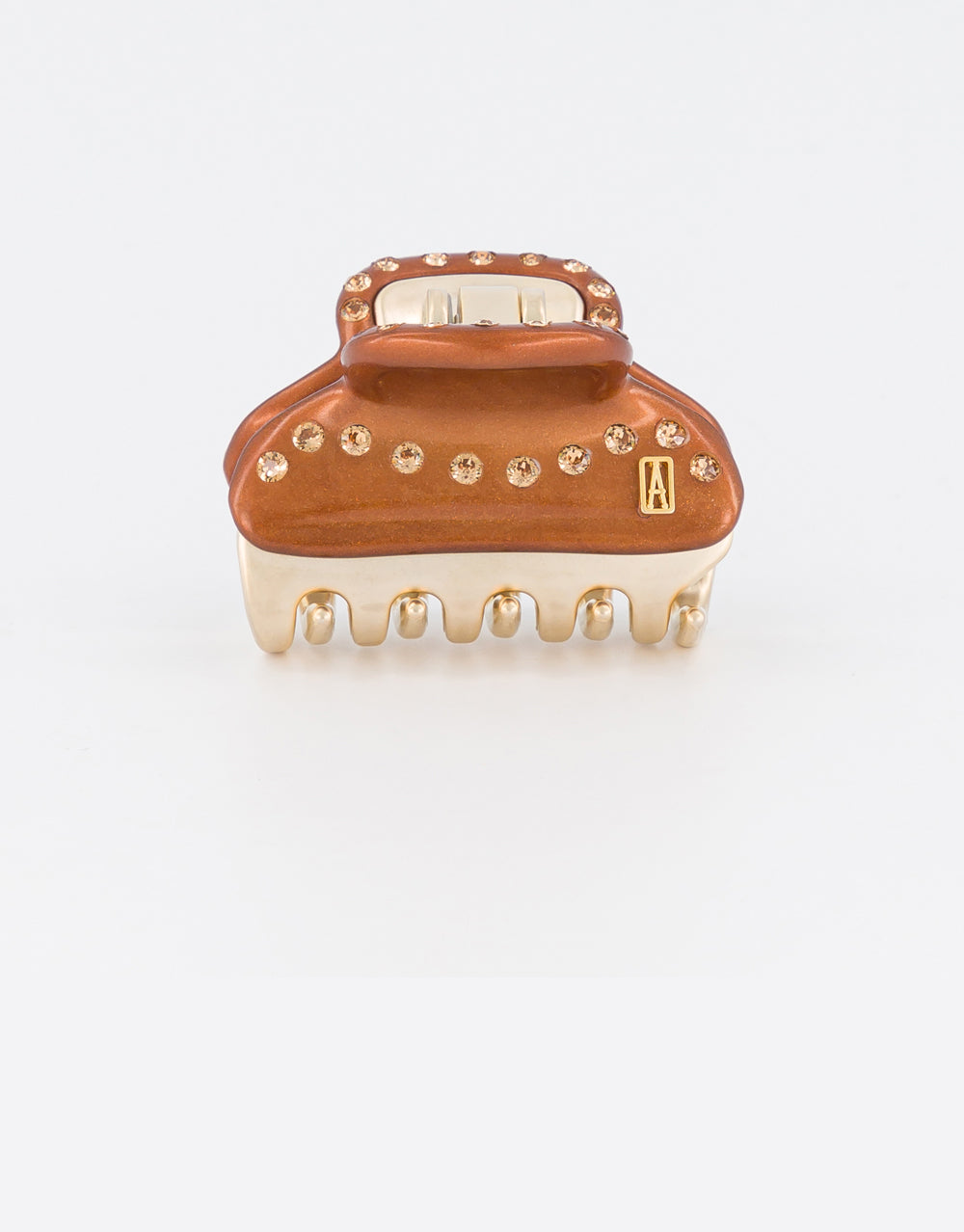 ALEXANDRE DE PARIS Small Swarovski Crystal Studded Jaw Hair Clip