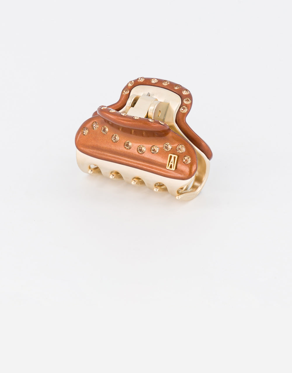 ALEXANDRE DE PARIS Small Swarovski Crystal Studded Jaw Hair Clip